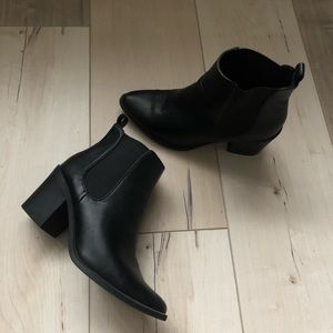 Classic Black Chelsea Booties